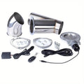 4-Inch Remote Y-Pipe Single Electric Exhaust Cutout Set