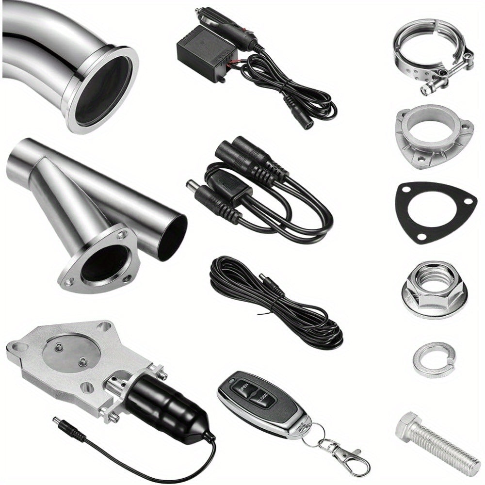 2.0 Inch Dual Electric Exhaust Cutout Valve Remote Switch