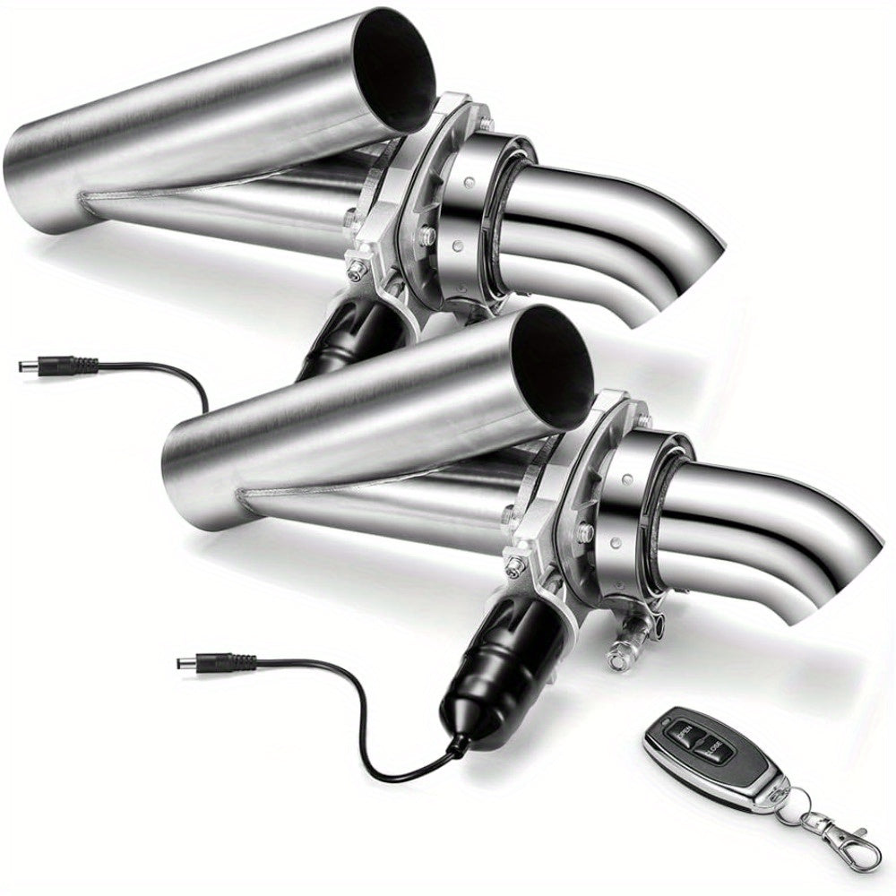 2.0 Inch Dual Electric Exhaust Cutout Valve Remote Switch