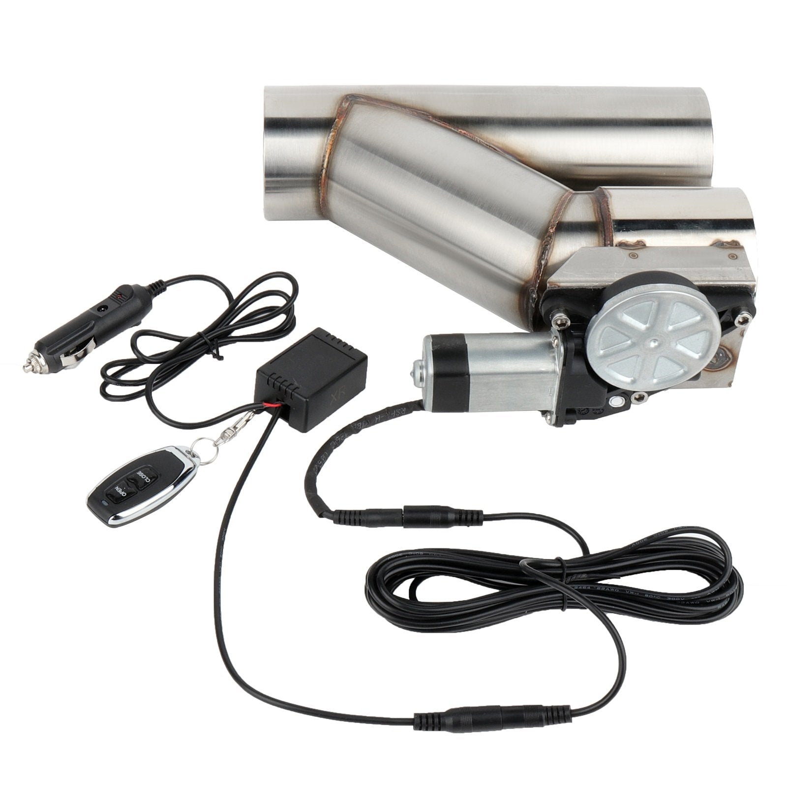 2.5' 63Mm SS Electric Exhaust SYSTEM Set