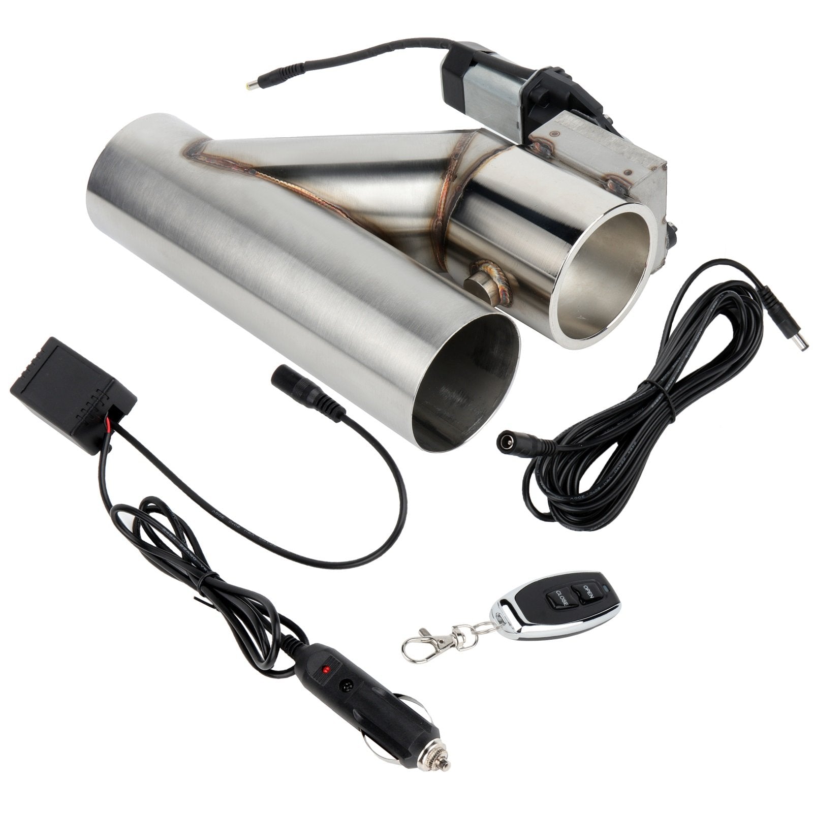 2.5' 63Mm SS Electric Exhaust SYSTEM Set