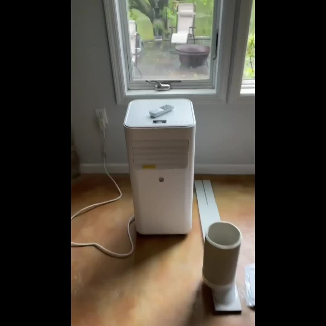 10, 000 BTU Portable Air Conditioner for Room Up to 450 Sq.Ft, with Dehumidifier & Fan, Standing Air Conditioner for Room, Portable AC unit with Remote Control & Window Kit, LED Display